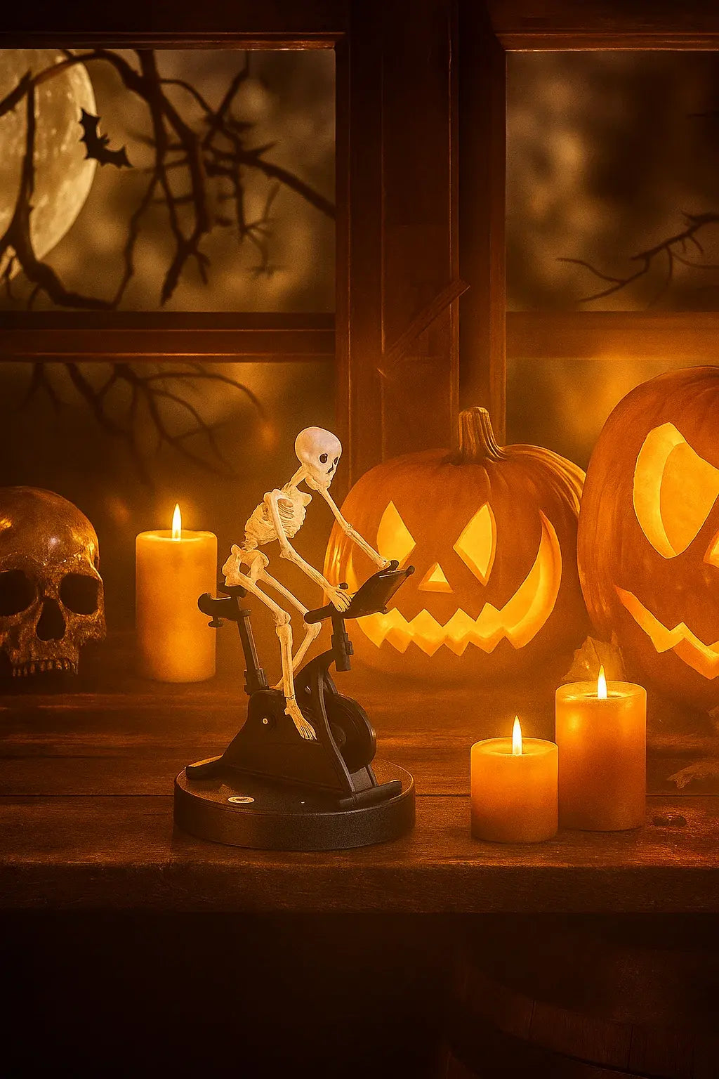 LED Skeleton Bike Décor - Adds Instant Halloween Glow (Copy)