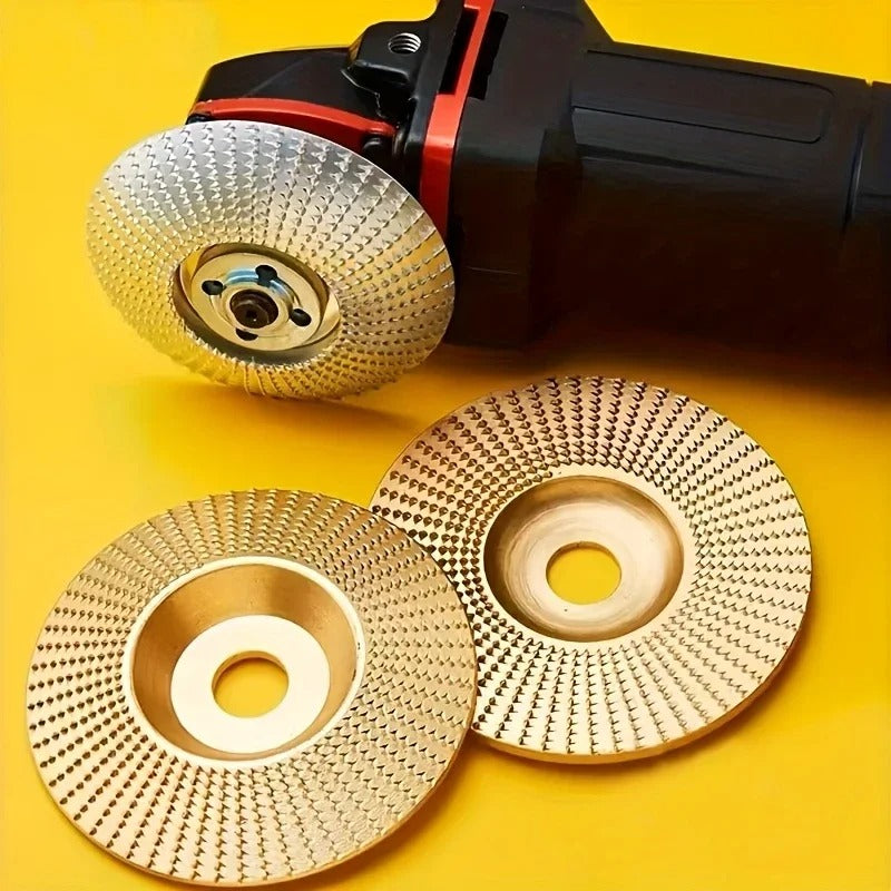 Holzschnitzscheiben-Satz für Winkelschleifer – Sauberes Formen ohne Kraftverlust