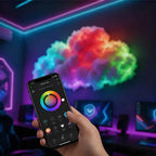 200cm LED Cloud Wall Light – Soft RGB Glow