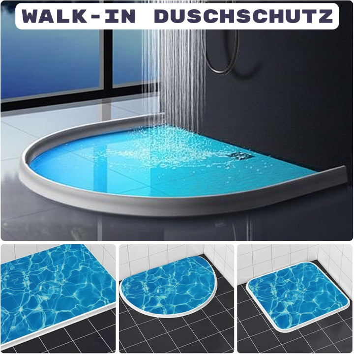 Flexible Shower Water Barrier – Keep Floors Dry