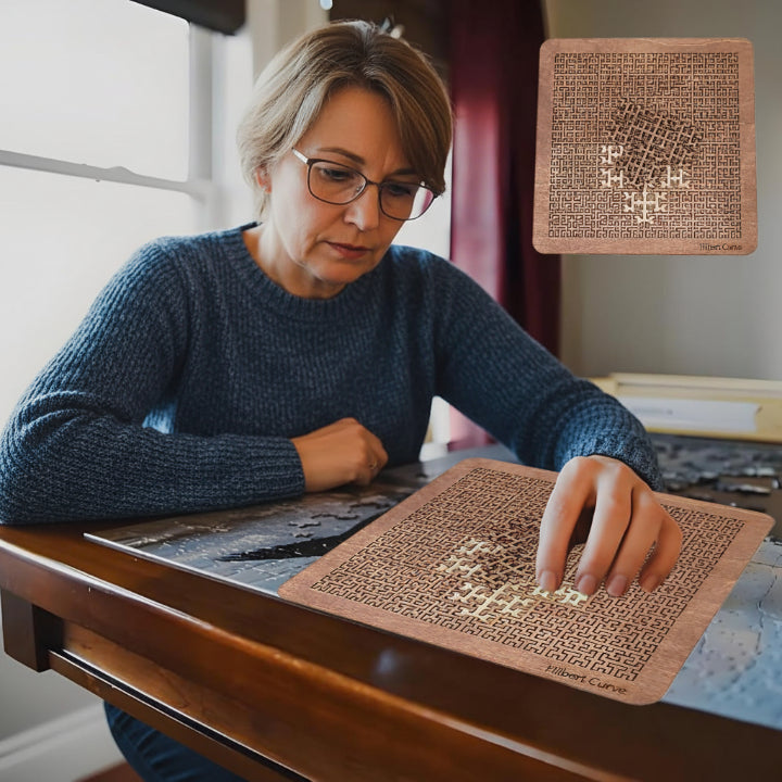 Fractal Wood Puzzle – Calm & Creative Challenge