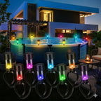 Solar Pool Lights for a Relaxing and Colorful Evening Glow