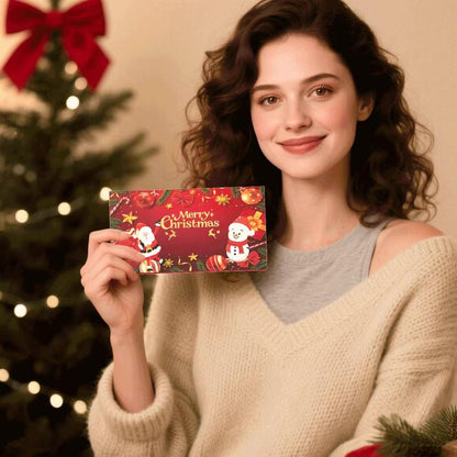 🎄 Kerst enveloppen met geld en geld clips Mivoza Deutschland