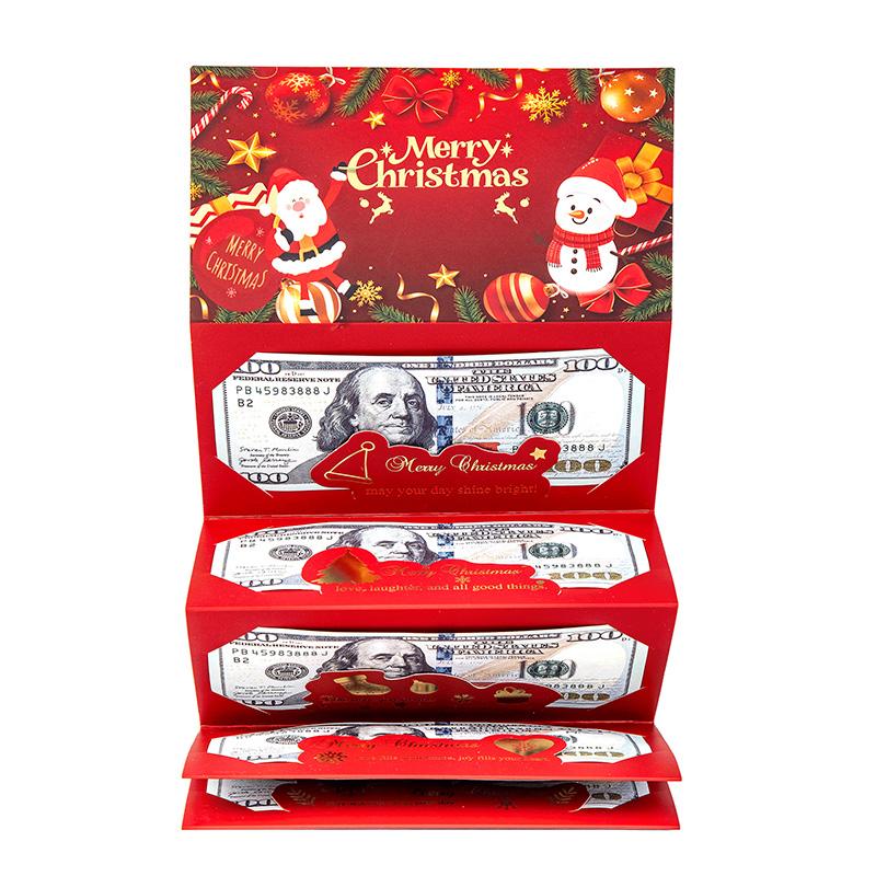 🎄 Kerst enveloppen met geld en geld clips Mivoza Deutschland