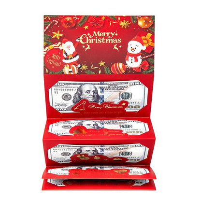 🎄 Kerst enveloppen met geld en geld clips Mivoza Deutschland