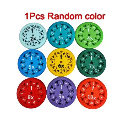 Quiet Math Practice for Kids: 9-Piece Fidget Spinner Set Solves Homework Battles