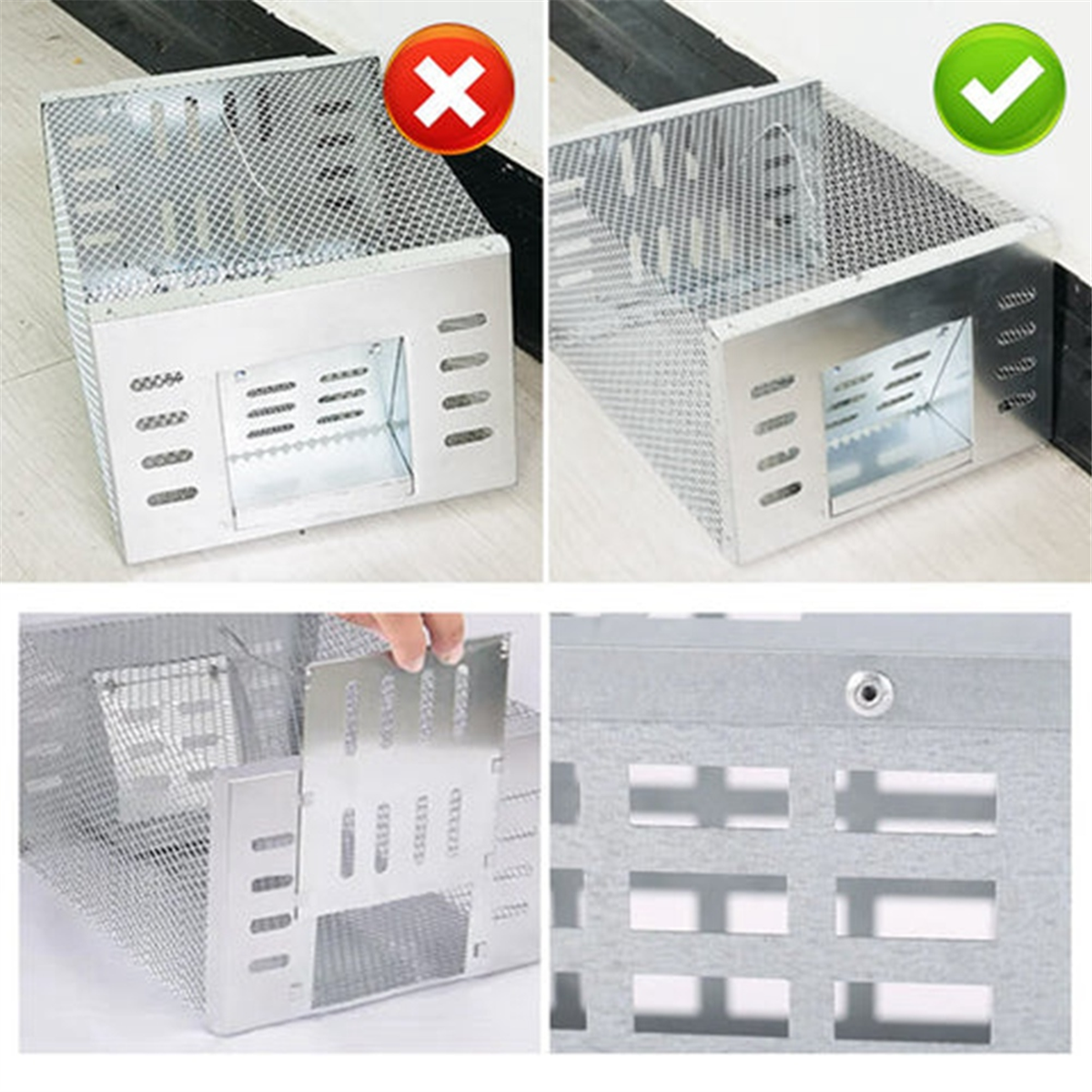 No-Escape Mouse Cage – Humane Multi-Catch Trap