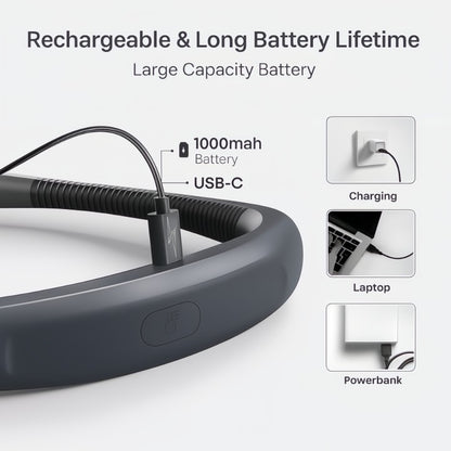 Wireless LED Neck Light for Hands-Free Tasks