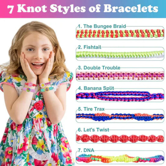 DIY Bracelet Braiding Set — Create 7 Different Bracelet Styles