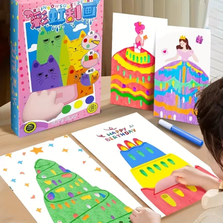 Relaxing Squeegee Art Painting Kit