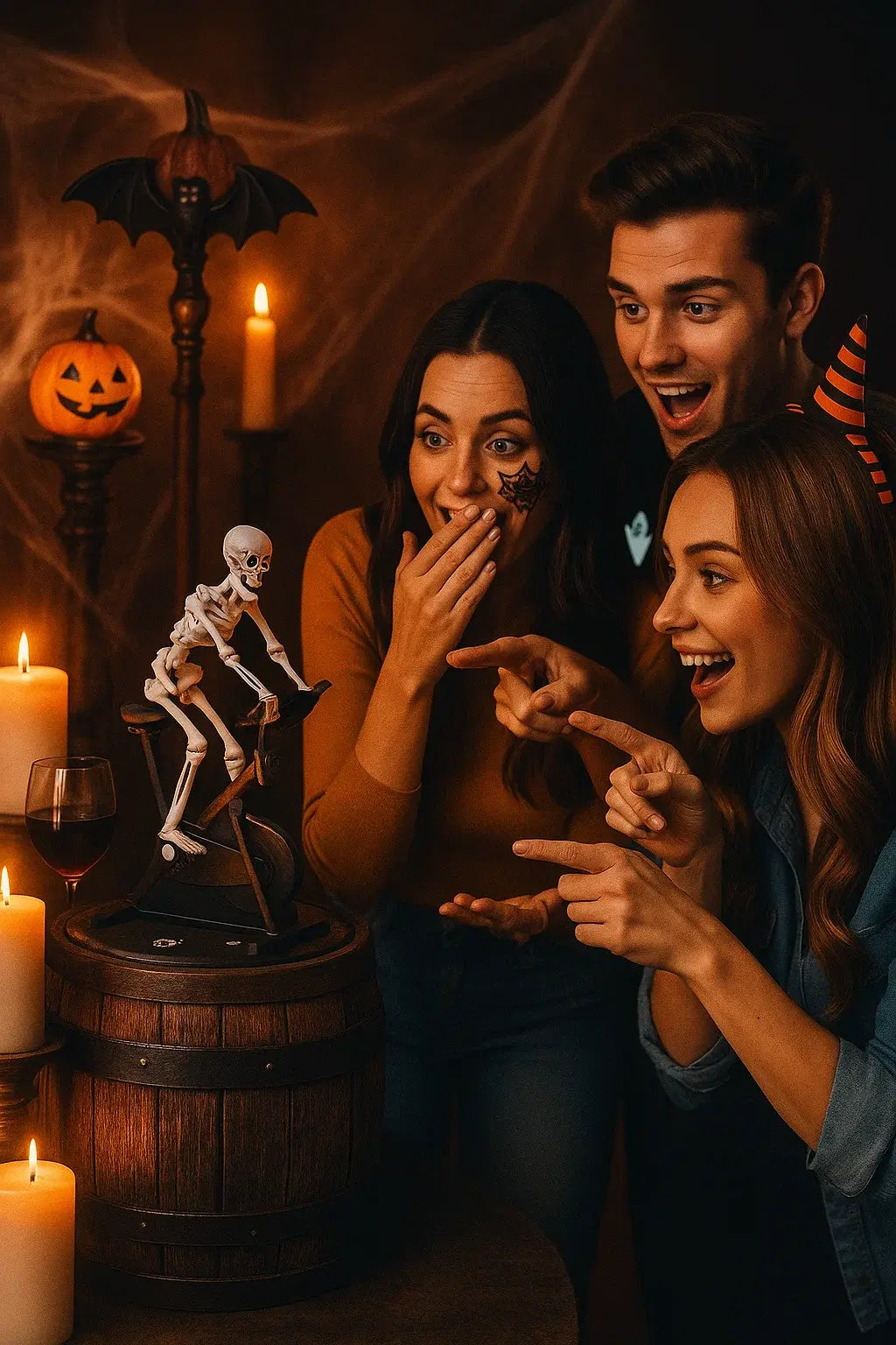 LED Skeleton Bike Décor - Adds Instant Halloween Glow (Copy)