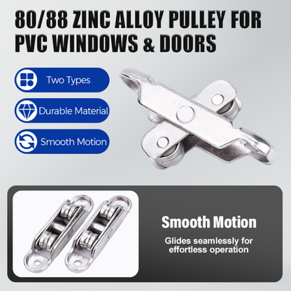 Roller set for PVC sliding doors & windows — No more jamming, no more squeaking 4-piece set