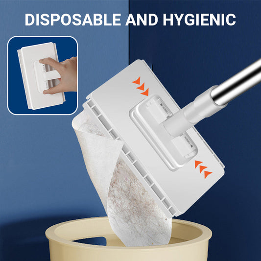 Disposable Dust Mop with 4 Reusable Cloths Mivoza Deutschland