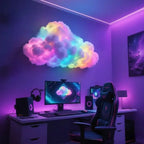 200cm LED Cloud Wall Light – Soft RGB Glow