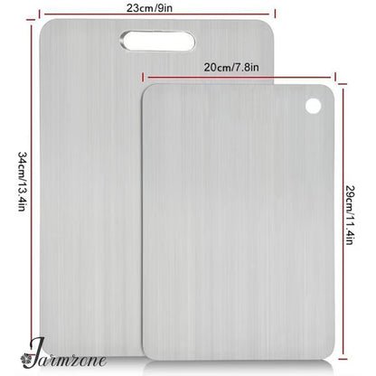 Reliable Stainless Steel Cutting Board — Healthy Cutting Without Microplastics