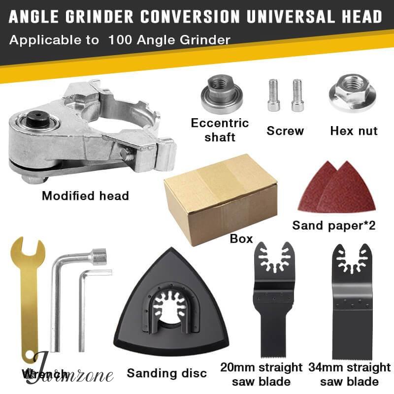 Angle Grinder Universal Attachment — Cutting, Grinding & Polishing in One